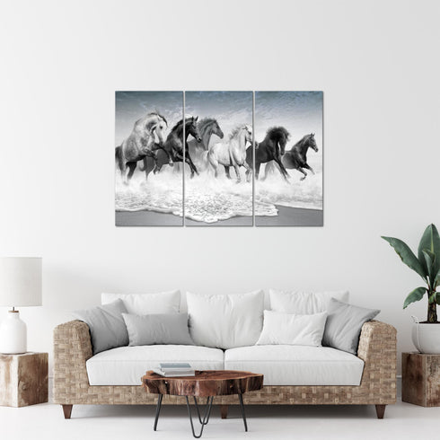 Wandbilder Wohnzimmer XXL Pferde Moderne Bilder Tiere